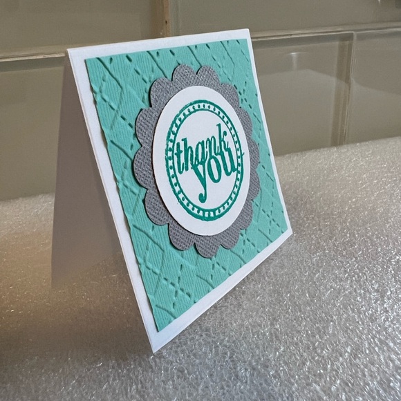 Set of Handmade Thank You mini cards (9 cards per set) - Picture 6 of 11